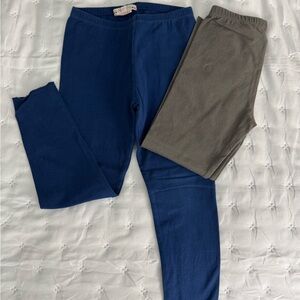 Bonpoint Girl’s Blue and Gray Leggings size 6